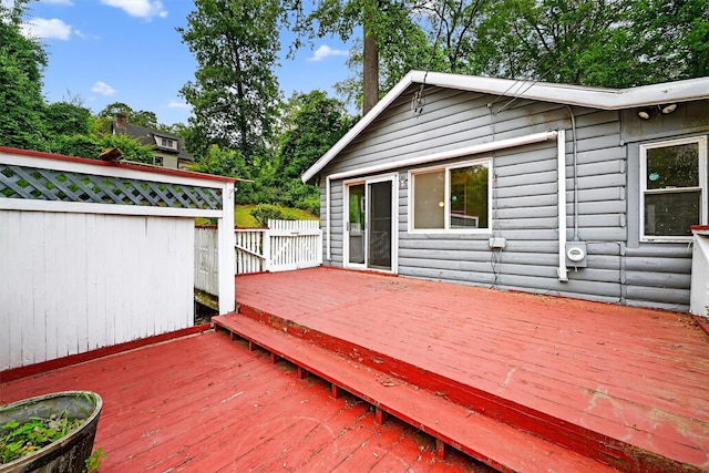 9 Mimosa St, Lake Peekskill, NY 10537 - view of wooden terrace