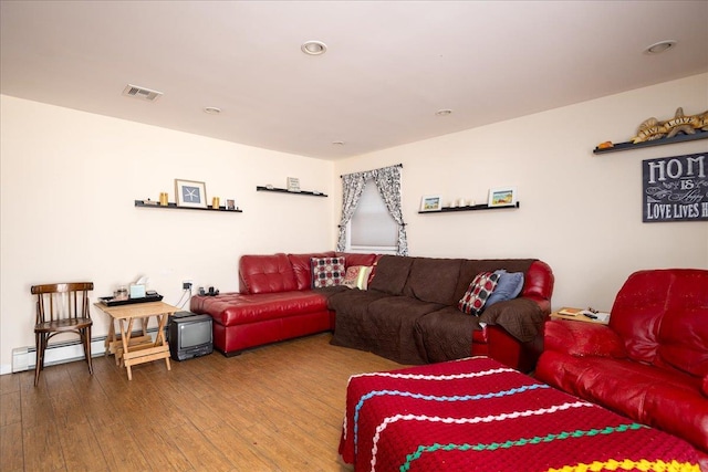 755 E Chester St, Long Beach, NY 11561 - living room with wood finished floors and recessed lighting