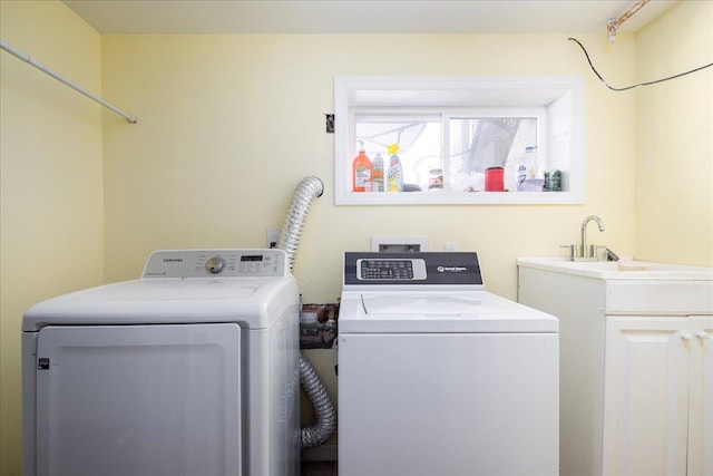755 E Chester St, Long Beach, NY 11561 - laundry area with separate washer and dryer and cabinet space