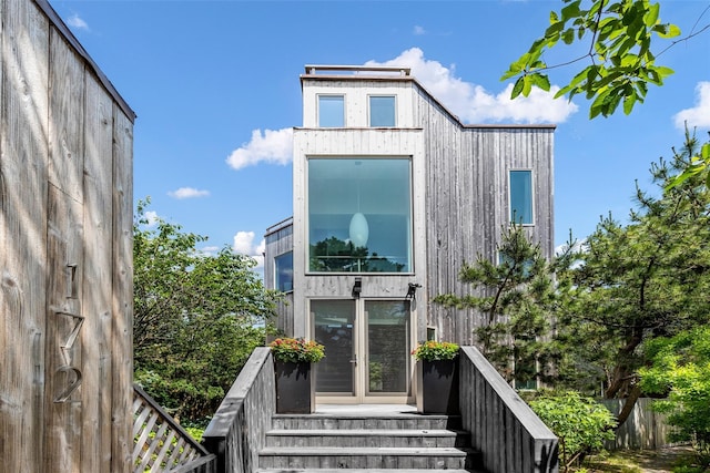 172 Pine Walk, Fire Island Pines, NY 11782 - view of front of home with stairs