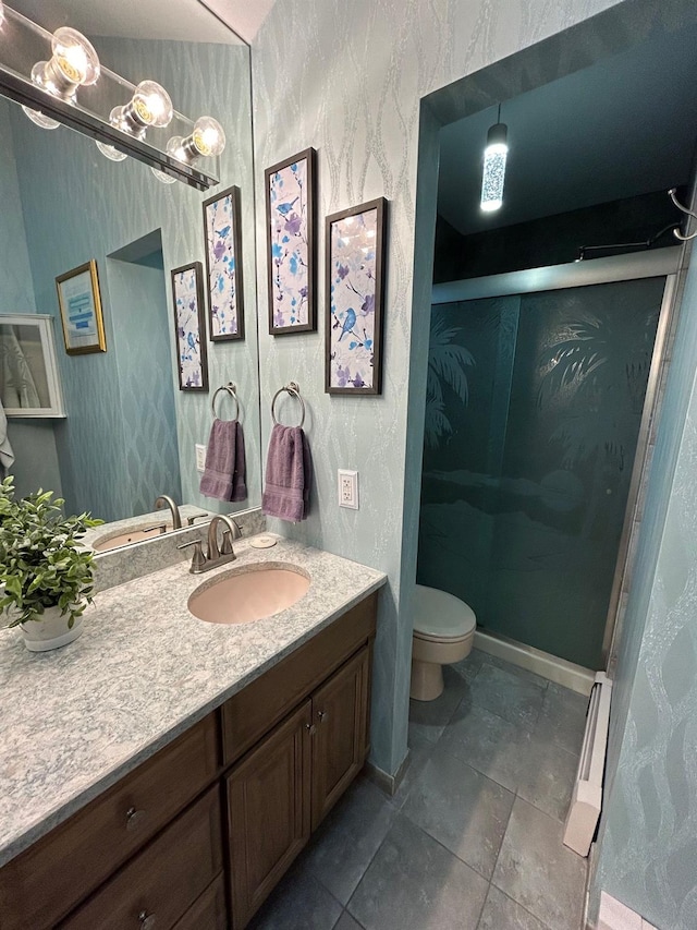 43 Southfield Rd, Baiting Hollow, NY 11933 - bathroom with vanity and a stall shower