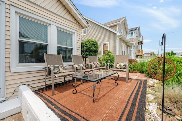 25 December Walk, Long Beach, NY 11561 - view of patio / terrace featuring an outdoor living space and a deck