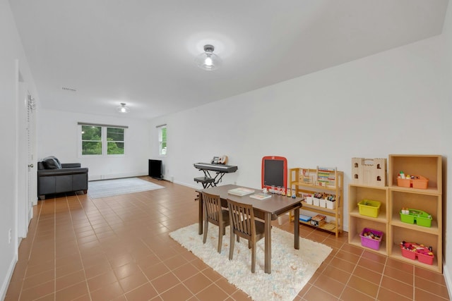 31 Pierce Dr, Pleasantville, NY 10570 - game room with tile patterned floors and baseboards