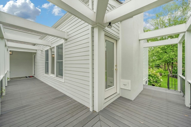 31 Pierce Dr, Pleasantville, NY 10570 - view of wooden terrace