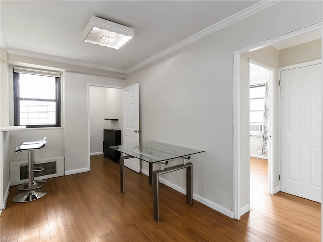 61-25 98th St Unit 2H, Rego Park, NY 11374 - game room with wood-type flooring and ornamental molding