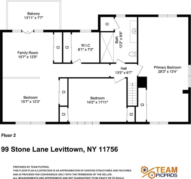 99 Stone Ln, Levittown, NY 11756 - view of property floor plan