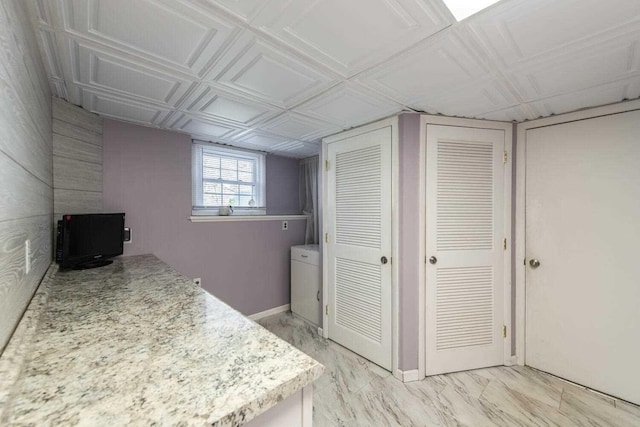 12 Dwyer Ln, Wappingers Falls, NY 12590 - washroom featuring light marble finish floors and an ornate ceiling