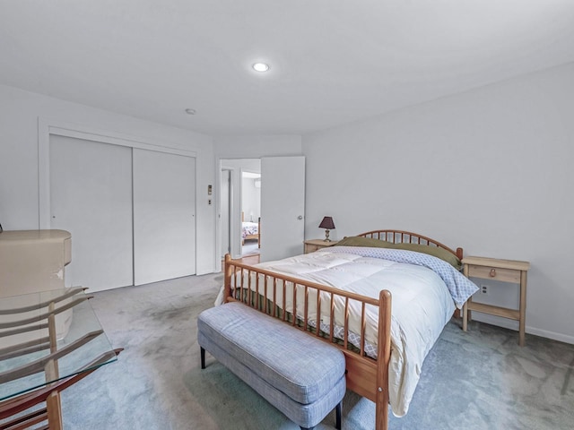 20 Fairmount Blvd, Garden City, NY 11530 - bedroom with carpet, a closet, and recessed lighting