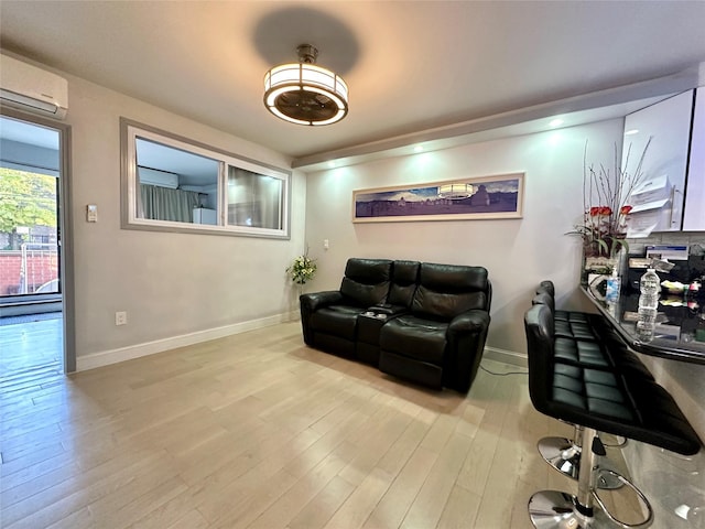 87-14 57th Rd Unit 1A, Elmhurst, NY 11373 - office space with wood finished floors and a wall unit AC