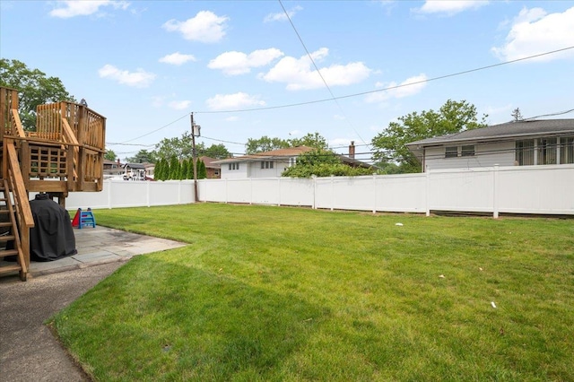 740 Eagle Dr, North Woodmere, NY 11581 - view of yard with a patio area