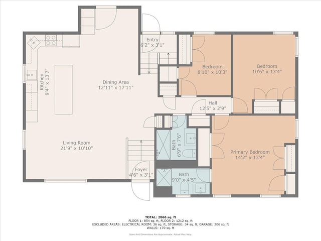 740 Eagle Dr, North Woodmere, NY 11581 - view of room layout