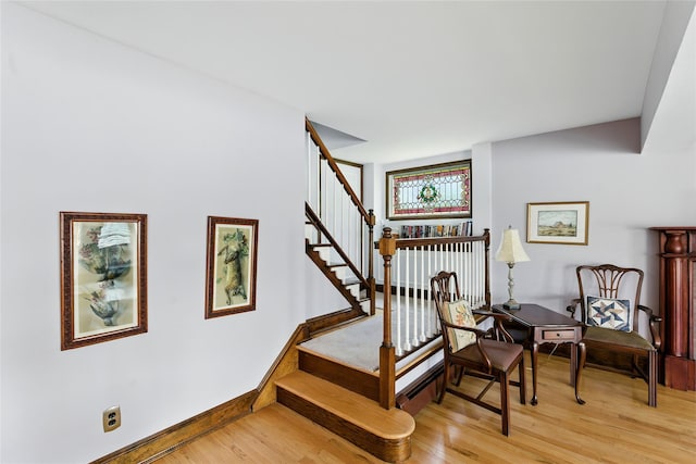 2005 Westview Dr, Mattituck, NY 11952 - staircase featuring wood finished floors
