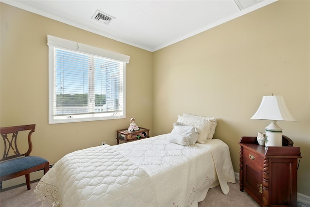 2005 Westview Dr, Mattituck, NY 11952 - bedroom with light colored carpet and ornamental molding