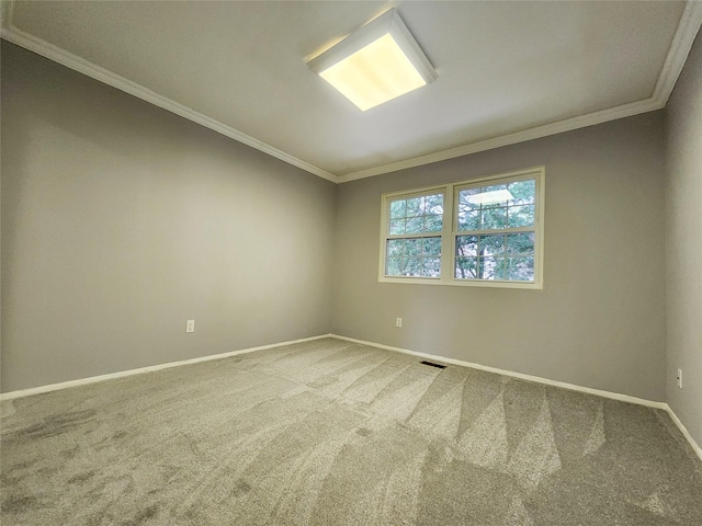 12 Grouse Path, Coram, NY 11727 - carpeted empty room featuring ornamental molding and baseboards