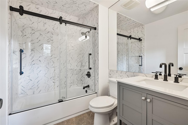 12 Zeck Ct, Suffern, NY 10901 - full bath with shower / bath combination with glass door and vanity