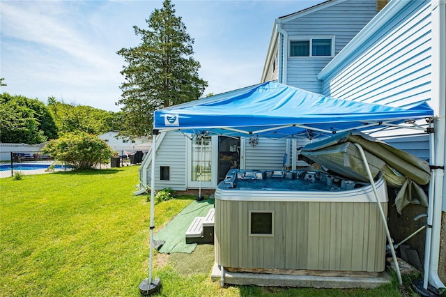 105 Graywood Ct, West Islip, NY 11795 - view of yard featuring a hot tub