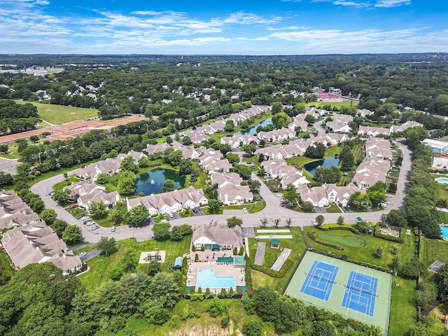 903 Constance Ln, Port Jefferson Station, NY 11776 - aerial overview of property's location with nearby suburban area and a nearby body of water