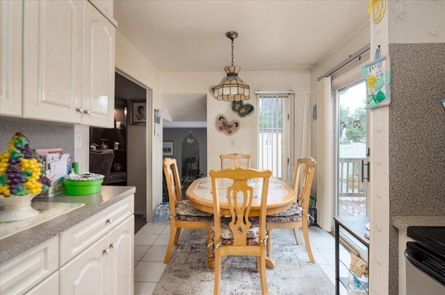 30 Nims Ave, West Babylon, NY 11704 - dining area featuring light tile patterned floors