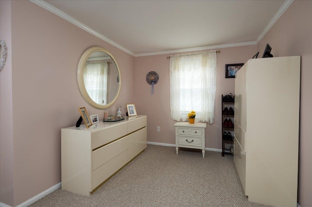 30 Nims Ave, West Babylon, NY 11704 - bedroom featuring crown molding and light colored carpet