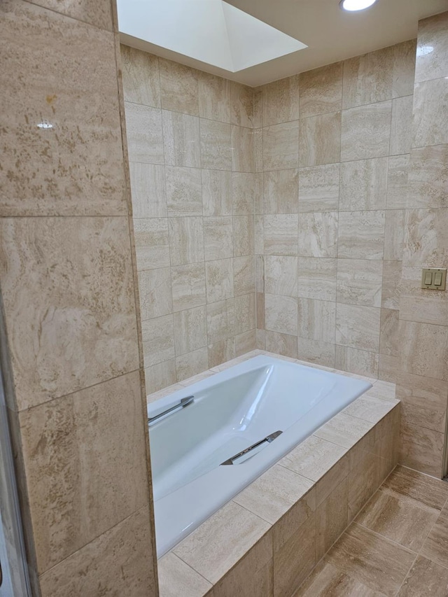 5 Sophia St, Monsey, NY 10952 - full bathroom with a garden tub and a skylight