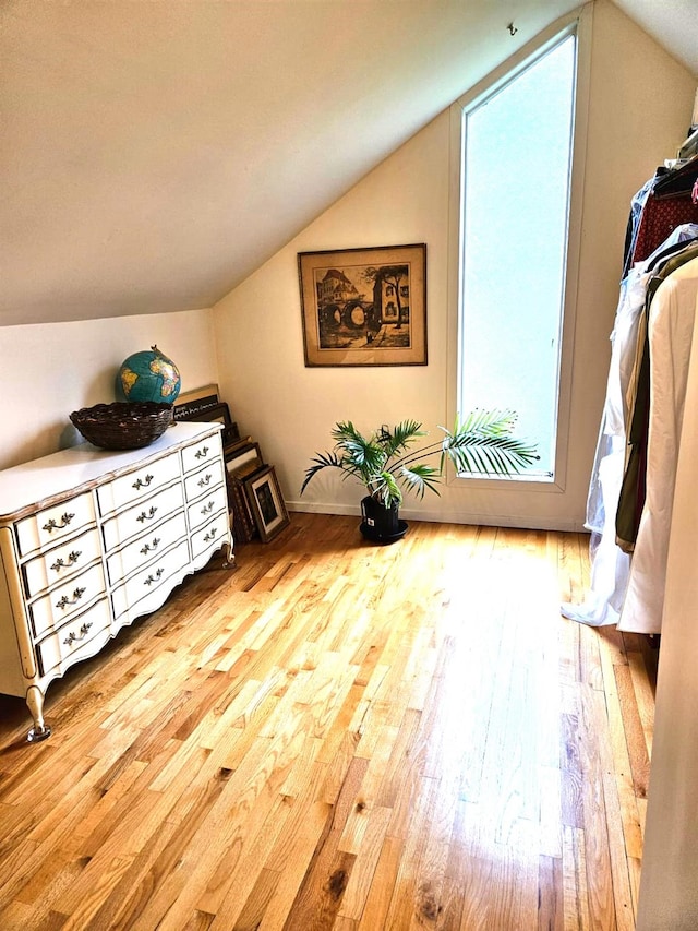 5 Sophia St, Monsey, NY 10952 - additional living space featuring lofted ceiling and wood-type flooring