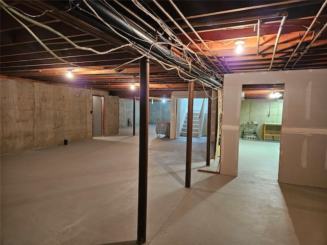 5 Sophia St, Monsey, NY 10952 - view of unfinished below grade area