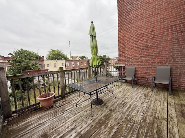 59-47 69th Ln Unit A, Maspeth, NY 11378 - view of wooden deck