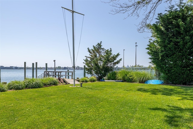 248 Delaware Ave, Island Park, NY 11558 - view of green lawn with a water view
