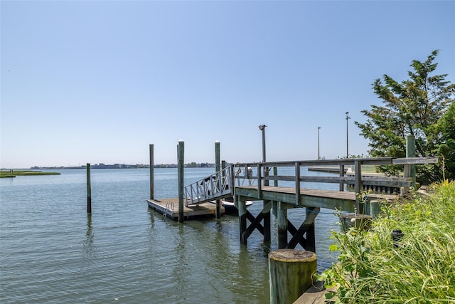 248 Delaware Ave, Island Park, NY 11558 - dock featuring a water view