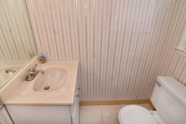38 Balmoral Cres, White Plains, NY 10607 - bathroom with vanity and tile patterned flooring