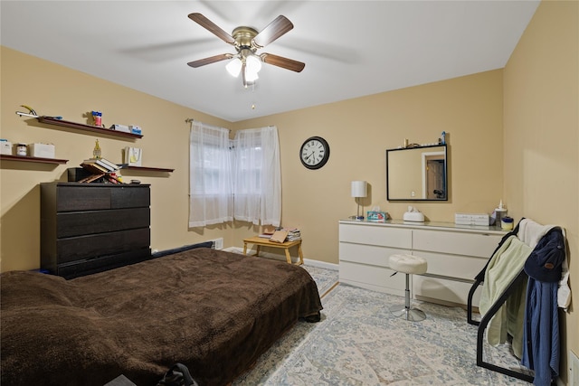 8 Valley View Ter, Suffern, NY 10901 - carpeted bedroom with baseboards and a ceiling fan