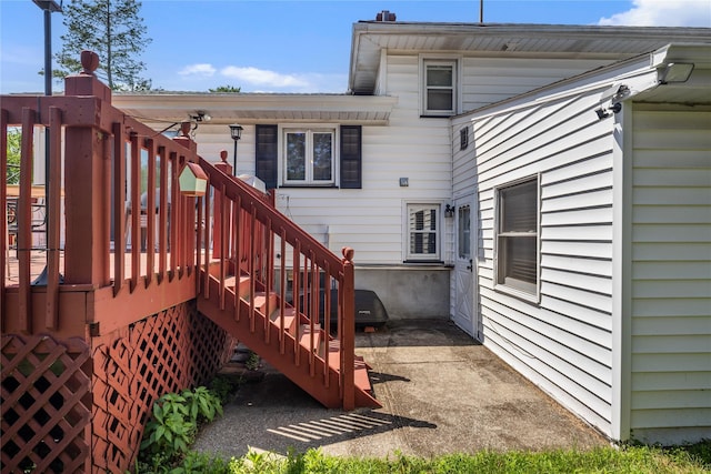 8 Valley View Ter, Suffern, NY 10901 - rear view of property with a patio and stairs
