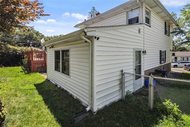 8 Valley View Ter, Suffern, NY 10901 - view of property exterior featuring a wooden deck