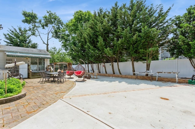 1 Howland Rd, East Rockaway, NY 11518 - view of patio