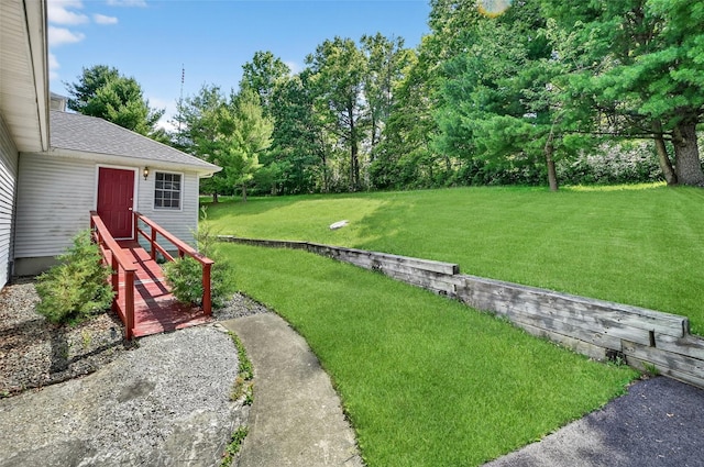 561 Toleman Rd, Rock Tavern, NY 12575 - view of grassy yard featuring entry steps