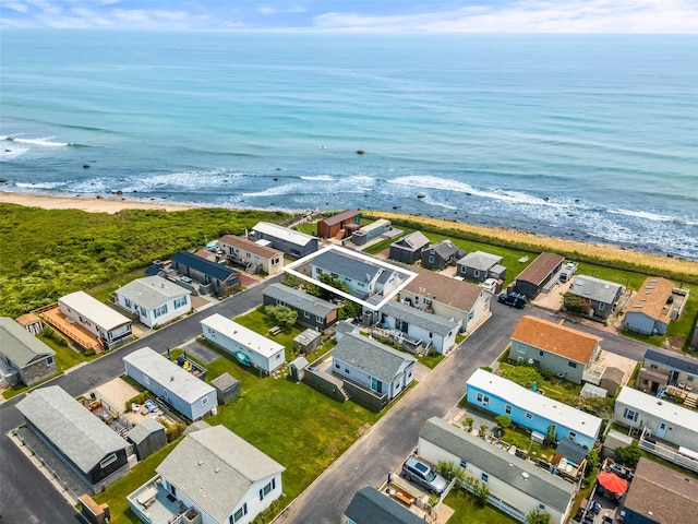 100 Deforest Rd Unit 701, Montauk, NY 11954 - aerial view of residential area featuring waterfront with a beach