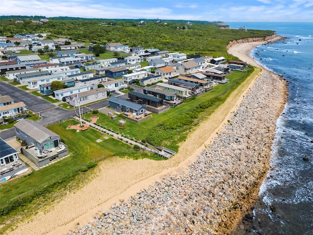 100 Deforest Rd Unit 701, Montauk, NY 11954 - drone / aerial view of waterfront with a beach