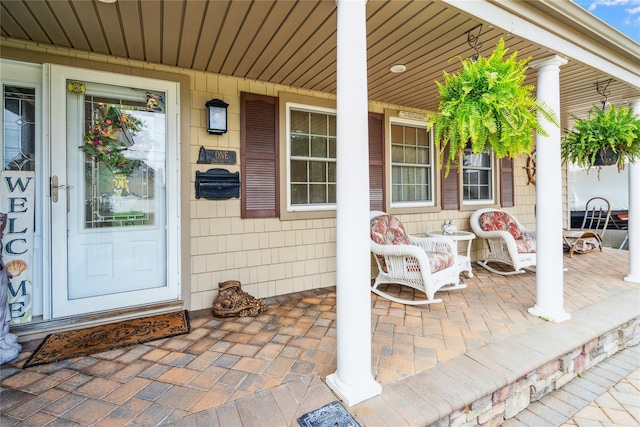 1 Angelica Ct, West Babylon, NY 11704 - view of exterior entry with covered porch