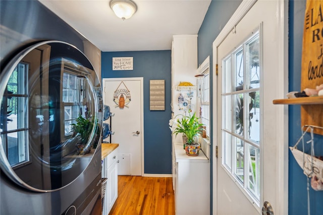 1 Angelica Ct, West Babylon, NY 11704 - entrance foyer with plenty of natural light and light wood-type flooring