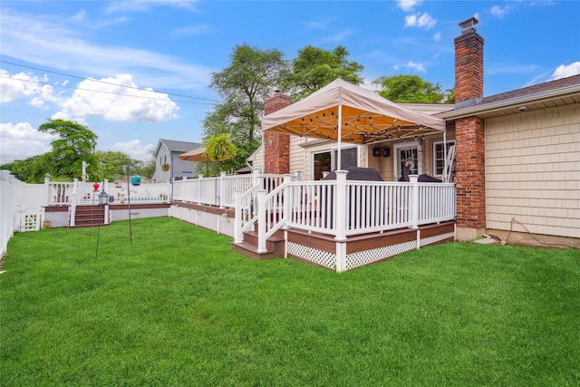 1 Angelica Ct, West Babylon, NY 11704 - view of yard with a deck