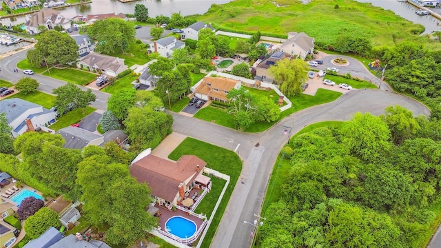 1 Angelica Ct, West Babylon, NY 11704 - aerial view of property's location featuring a large body of water and nearby suburban area