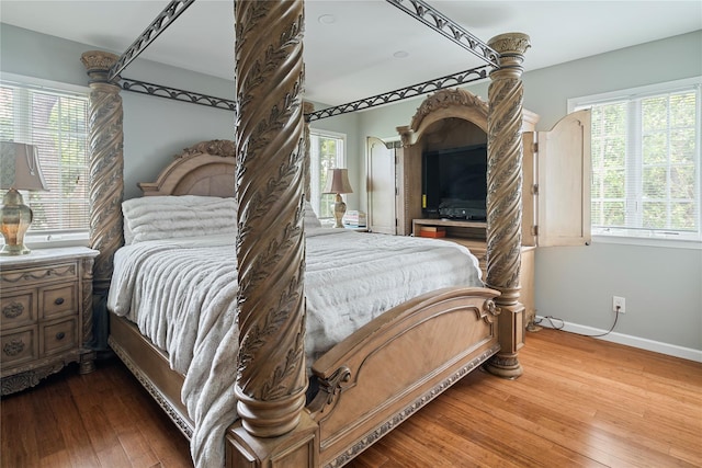 22 Pomper Dr, East Northport, NY 11731 - bedroom featuring hardwood / wood-style floors