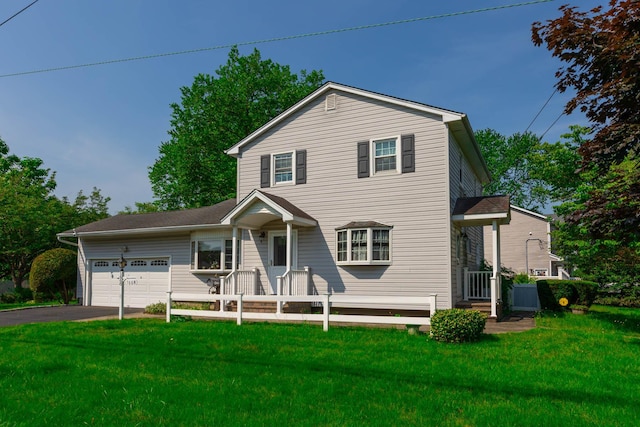 1668 Manatuck Blvd, Bay Shore, NY 11706 - traditional-style home featuring driveway, a garage, and a front lawn