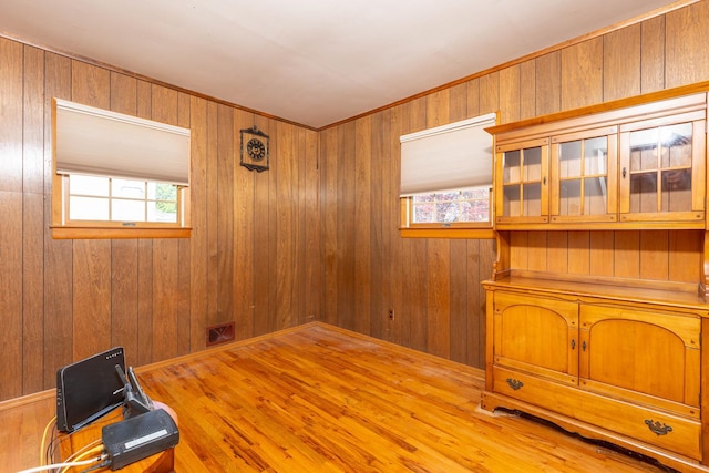 1668 Manatuck Blvd, Bay Shore, NY 11706 - sitting room with wood finished floors and wood walls