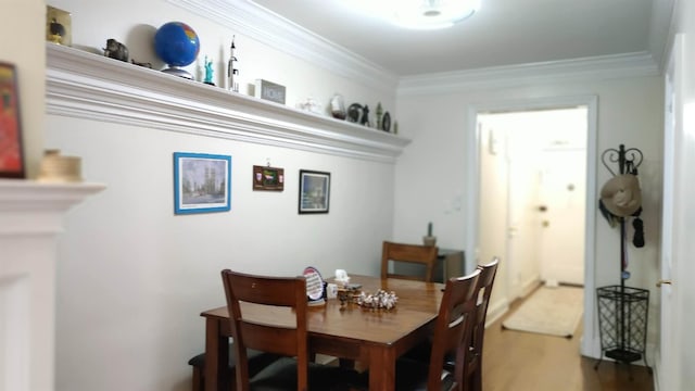 67-38 108st St Unit A53, Forest Hills, NY 11375 - dining space with crown molding and wood finished floors