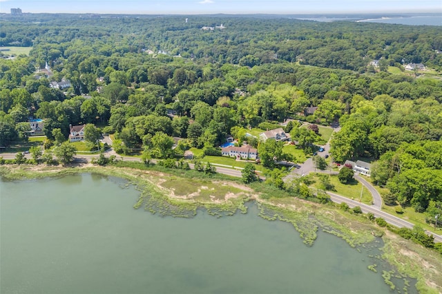 16 Dyke Rd, Setauket, NY 11733 - bird's eye view of a forest and a nearby body of water