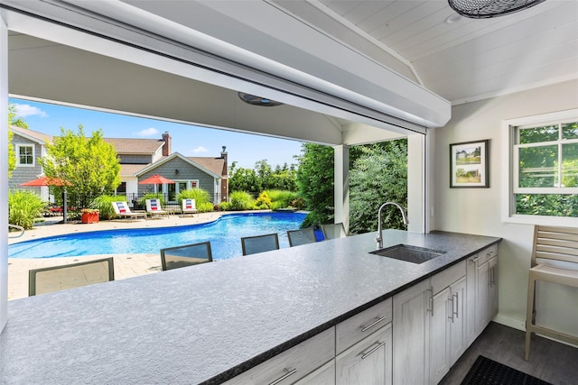 16 Dyke Rd, Setauket, NY 11733 - view of pool with a sink