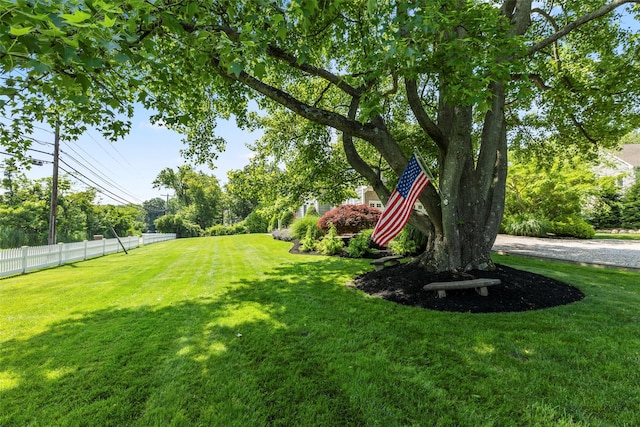 16 Dyke Rd, Setauket, NY 11733 - view of yard featuring view of wooded area