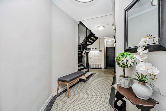 237 Eldridge St Unit 3 & 4, New York Manhattan, NY 10002 - hall featuring stairway and radiator