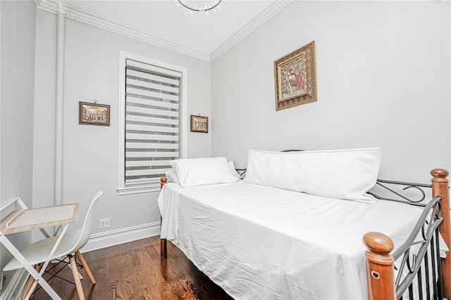 237 Eldridge St Unit 3 & 4, New York Manhattan, NY 10002 - bedroom featuring ornamental molding and wood finished floors